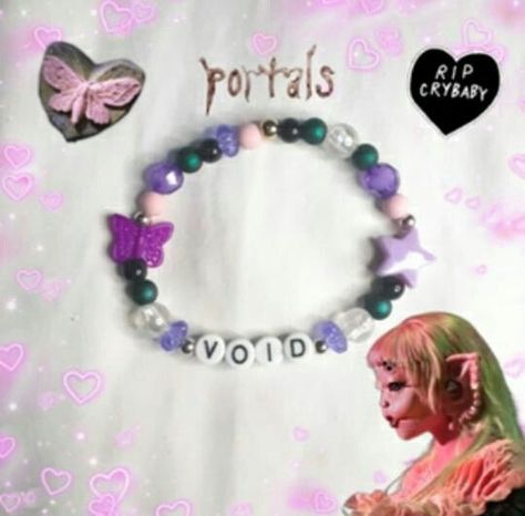 Portals Melanie Martinez Jewelry, Melanie Martinez Beaded Bracelets, Portals Melanie Martinez Bracelet, Portals Tour Bracelets, Melanie Martinez Bracelet Portals, Melanie Martinez Inspired Bracelet, Bracelet Ideas Melanie Martinez, Melanie Martinez Friendship Bracelet, Melanie Martinez Kandi