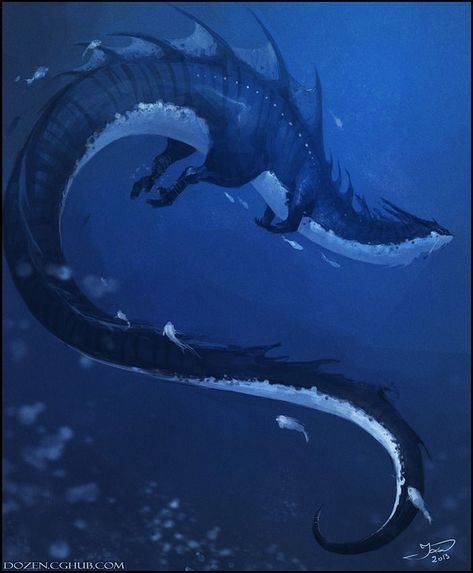 Sea Leviathan, Water Dragon, Mythical Animal, Fantasy Beasts, 다크 판타지, Monster Concept Art, Alien Creatures, Nail Fashion, Cheap Sunglasses