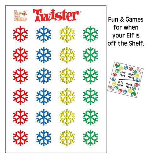 ELF TWISTER - Fun & Games for your ELF when he is off the Shelf. Elf On The Shelf Twister, Elf Twister, Bad Elf, Awesome Elf On The Shelf Ideas, Elf Activities, Paper Dolls Diy, Dolls Diy, Moving In Together, Elf Ideas