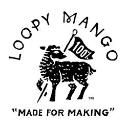 Loopy Mango's logo Chunky Yarn Patterns, Mango Logo, Loopy Yarn, Loopy Mango, Extreme Knitting, Super Chunky Knit, Super Chunky Yarn, Portfolio Logo, Knitted Afghans