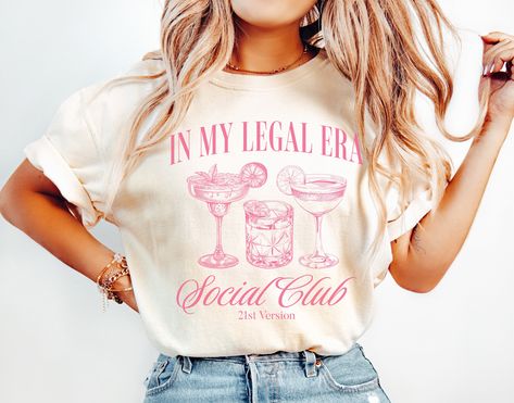 21st Birthday Gift for Her, In My Legal Era Funny 21st Birthday Shirts for Her, 21 Birthday Shirt, 21st Bday Shirt, Gift for 21st Birthday 40th Birthday Outfits For Women, 30th Birthday Tshirt, 50th Birthday Tshirts, Bday Shirt, 21st Birthday Shirts, 40th Birthday Gifts For Women, 50th Birthday Gifts For Woman, 30th Birthday Shirts, 40th Birthday Shirts