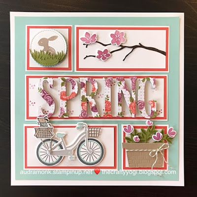 Spring Sampler, Box Frame Art, My Birthday Month, Altered Art Projects, Stampin Up Project, Spring Cards, Marianne Design, Stamping Up Cards, Frame Crafts