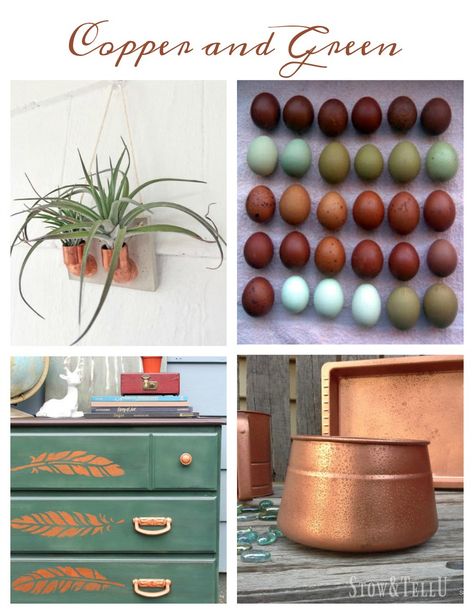 7 Ways to Love Copper and Green: Decor Inspiration Copper Bedroom, Nature Paint, Home Decor Diy Ideas, Cheap Diy Home Decor, Ways To Love, Think Spring, Inspiration Crafts, Decor Diy Ideas, Faux Painting