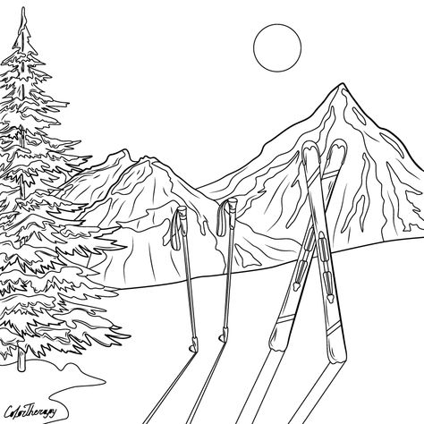 The #sneakpeek for the next Gift of The Day tomorrow. Do you like this one? #Mountain #Resort ********** Don't forget to check it out tomorrow and show us your creative ideas, color with Color Therapy: http://www.apple.co/1Mgt7E5 ********** #happycoloring #giftoftheday #gotd #colortherapyapp #coloring #adultcoloringbook #adultcolouringbook #colorfy #colorfyapp #recolor #recolorapp Adults Coloring, House Colouring Pages, Colorfy App, Color Therapy App, Coloring Apps, Mountain Resort, Christmas Coloring Pages, Girly Art, Color Therapy