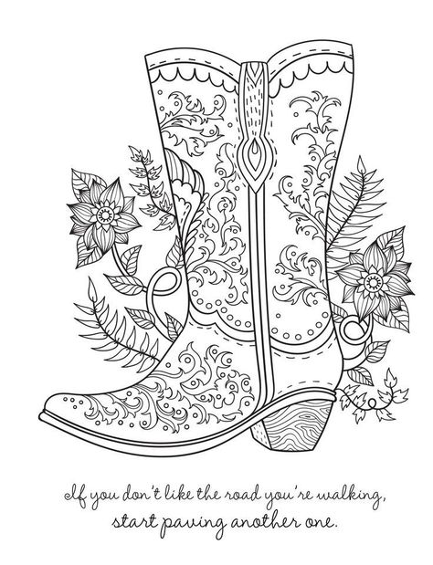 Color Display, Cowboy Boot, Dolly Parton, She Said, Coloring Page, To Color, Gift Shop, Pop Culture, Coloring Pages