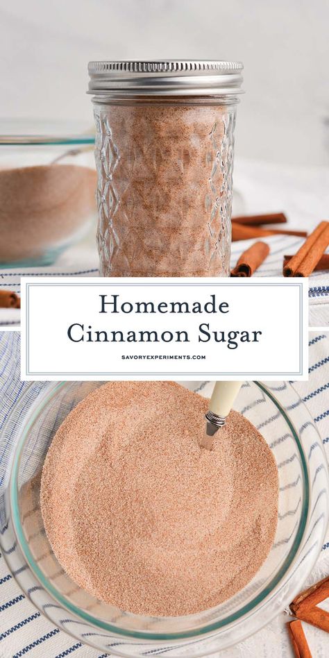 How to make the best cinnamon sugar ratio and how to customize using warm spices for the perfect recipe every time. Cinnamon Sugar Mixture, How To Make Cinnamon Sugar, Cinnamon Sugar Recipe, Current Recipes, Cinnamon Sugar Toast, Micro Bakery, Cinnamon Sugar Recipes, Dessert Cravings, Fabulous Desserts