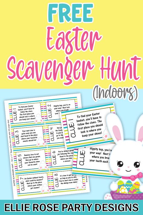 Printable Scavenger Hunt Clues, Easter Egg Scavenger Hunt Clues, Easter Basket Hunt, Tags Printable Free, Easter Scavenger Hunt Clues, Egg Hunt Clues, Easter Egg Scavenger Hunt, Easter Egg Hunt Clues, Easter Treasure Hunt