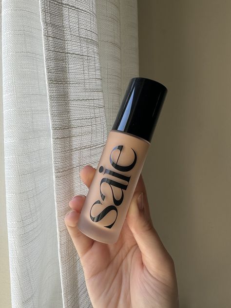 Saie Glowy Hydrobounce Serum Foundation Review With Photos | POPSUGAR Beauty Makeup List, Serum Foundation, Full Makeup, Popsugar Beauty, Makeup Needs, Facial Sunscreen, Glamour Makeup, Clean Makeup, Skin Products