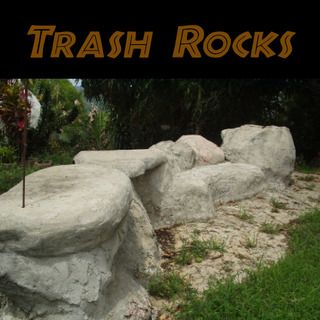 Diy Faux Rocks, Fake Rock, Clay Plaster, Faux Rock, Concrete Diy Projects, Concrete Crafts, Concrete Projects, Cement Crafts, Concrete Garden