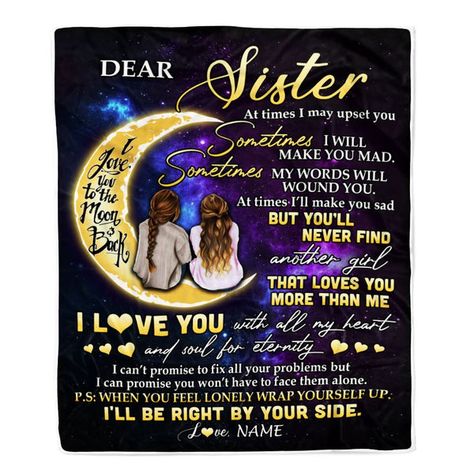 Bed 3d, Customised Bed, Dear Sister, Bestie Gifts, Birthday Gifts For Sister, You Mad, Soul Sisters, Sister Birthday, Couch Sofa