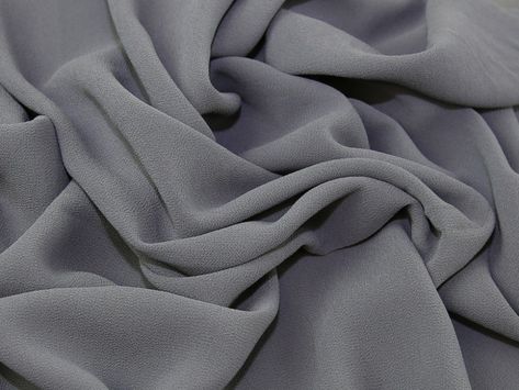 Minerva grey fabric georgette Chiffon Table Runner, Kasane Teto, Cosplay Inspiration, Gray Aesthetic, Art Prompts, Gray Fabric, Georgette Fabric, Autumn Wedding, Dove Grey