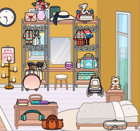 Code Hair, Rich Parents, Toddler And Baby Room, Parents Bedroom, Free House Design, Parents Room, Adorable Homes Game, Create Your Own World, Toca Life