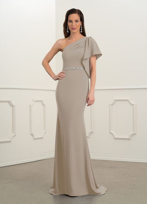 Adrienne Papell Mother Of The Bride, Taupe Mother Of The Bride Dresses, Dusty Blue Mother Of The Bride Dress, Bride Groom Dresses, Dress Mother Of The Bride, Groom Dresses, Bride Groom Dress, Mother Of The Bride Dress, Stretch Crepe