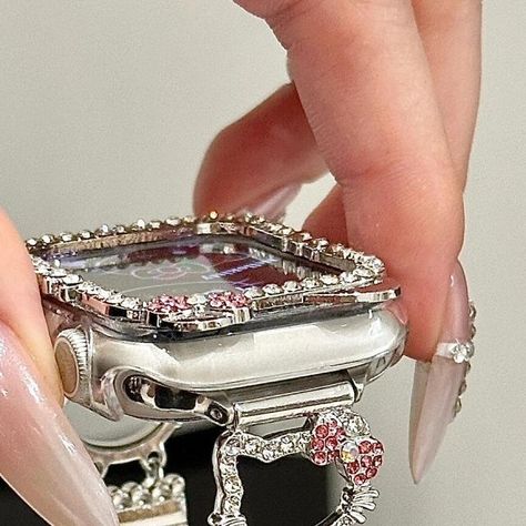 thecasetales on Instagram: "Diamond-like Hello Kitty Apple Watch Strap 💖" Hello Kitty Apple Watch, Hello Kitty Apple, Cool Tech, Apple Watch Strap, Watch Strap, Apple Watch, Hello Kitty, Kitty, Band