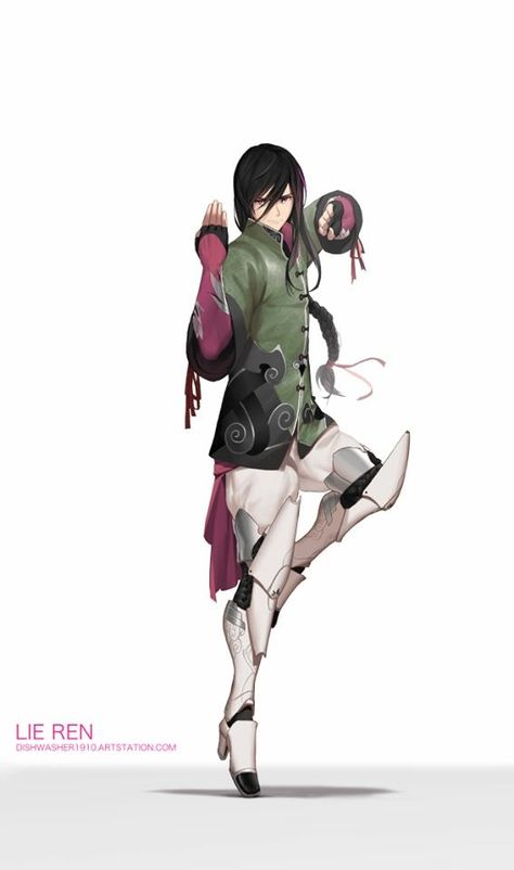 Lie Ren - RWBY 3.0 - Dishwasher1910 Rwby Ren, Lie Ren, Rwby Oc, Red Like Roses, Rwby Characters, Team Rwby, Rwby Fanart, Rwby Anime, Rwby