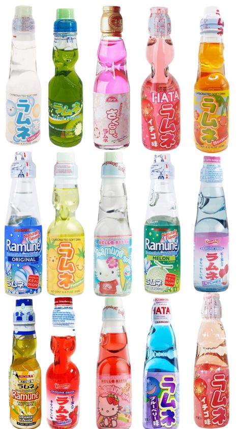 #ramune Squishy Food, Life Hackers, Drink Stickers, Kawaii Cooking, Asian Snacks, Pinterest Diy Crafts, Rainbow Candy, Cute Snacks, Japanese Snacks