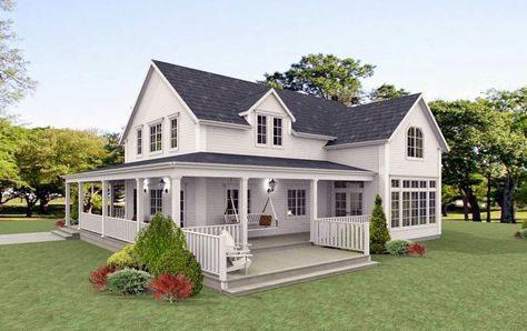 Hamptons Cottage, New England Beach House, Exterior House Remodel, England Homes, House Deck, Bungalow House Plans, New England Homes, Modern Farmhouse Exterior, House Outside Design