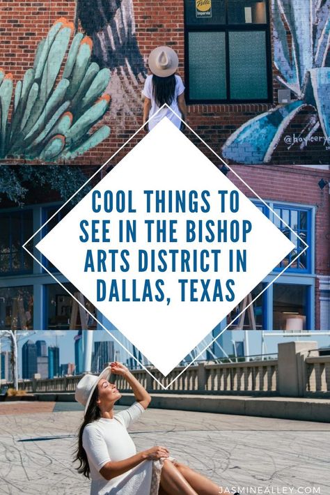 Looking for things to do in the Bishop Arts area of Dallas, Texas? Then you're in luck! Whether you're from the area or in Dallas on vacation, my post has plenty of fun things to see and do in this part of town! From furniture, clothing, and coffee shops, to restaurants and murals, this interesting part of DFW has a lot to offer for any visiting here including some great places for photography! Check out my post for some fun things to do in the Bishop Arts district of Dallas! Weekend Trips From Dallas, Bishop Arts District Dallas, Downtown Dallas Photography Locations, Dallas Things To Do, Dallas Bars Downtown, Bishop Arts District Dallas Photography, Texas Weekend Getaways, Dallas Murals, Dallas Travel