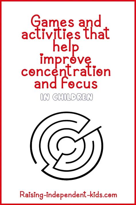 Focus Exercises For Kids, How To Concentrate, How To Improve Focus, Focus Activities For Kids, Focus Worksheet, Concentration Activities For Kids, Focus Exercises, How To Improve Concentration, Concentration Activities