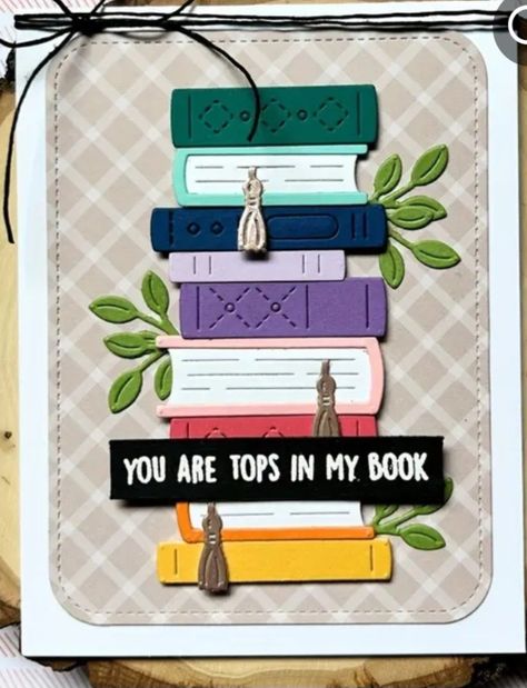 For The Books Stampin Up Cards, Stampin Up For The Books Cards, Stampin Up For The Books, Book Cards Ideas, Lawn Fawn Cards, Up Book, Cards Birthday, Su Cards, Birthday Cards Diy