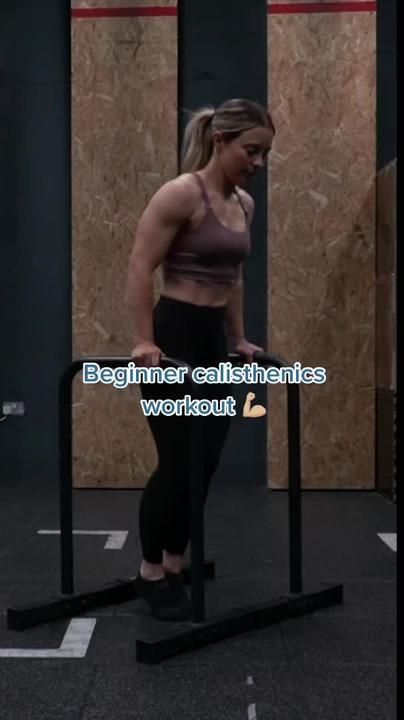 Another beginner workout for you to try ☺️ #howtostartcalisthenics #be... | TikTok Calisthenics Body Inspiration, Calestenics Workout Beginners, Intro To Calisthenics, Kinesthetic Exercise, Daily Calisthenics Routine, Back Workout Calisthenic, Calisthenics Gym Workout, Calisthenics Exercises List, Women Calisthenics Transformation