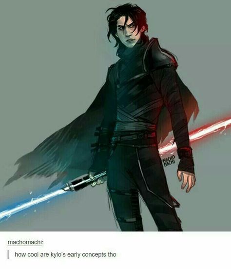 Kylo Ren early concept Kylo Ren, Star Wars, Red, Art