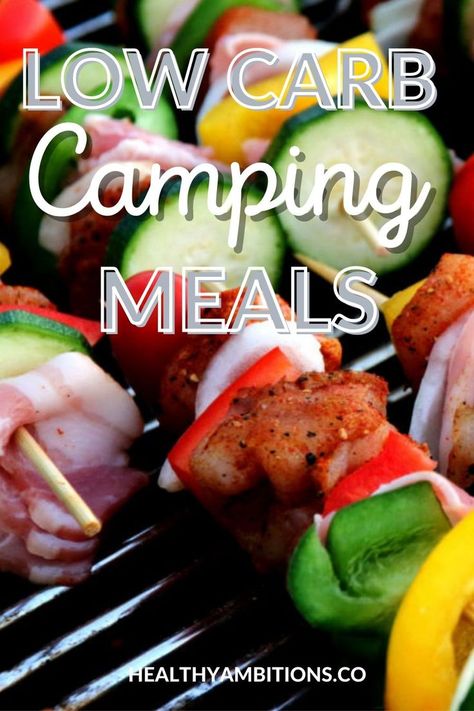 Bariatric Camping Recipes, Easy Camping Meals For 2, Camping Meal Prep Ideas, High Protein Camping Meals, Keto Make Ahead Meals, Keto Camping Meals, Keto Camping Food Ideas, Keto Camping, Camping Recipes Dinner