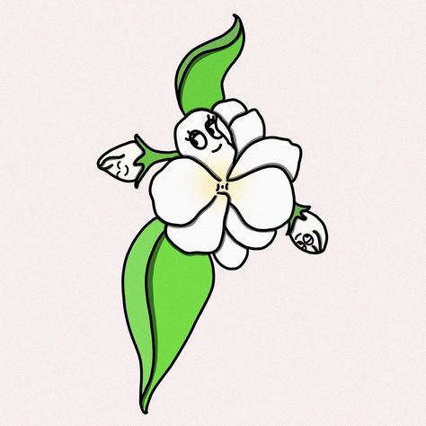 •**~< .peachy on Instagram: “Pikake flower 🤍 This drawing is part of the “Garden Isle Botanicals In Love” coloring book!! . . #hawaiianflowers #pikake #botanicals…” Pikake Flower, Hawaiian Flowers, Coloring Books, The Garden, Art Pieces, Mario Characters, Composition, Drawings, Flowers