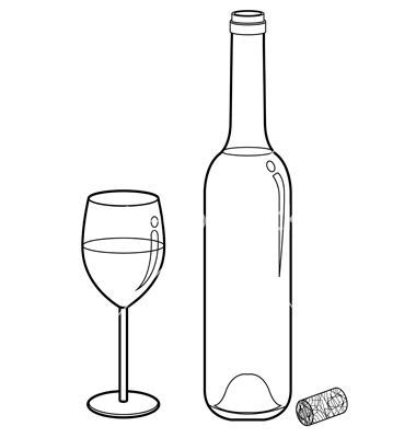 Wine Bottle Drawing, Bottle Outline, Free Stencils Printables Templates, Wine Tattoo, Stencils Printables Templates, Asthetic Picture White And Black, Food Tattoos, Mouthwatering Food, Aluminum Foil Art