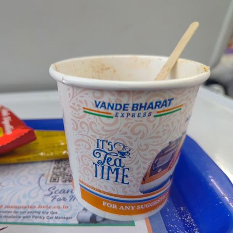 Having Tea Time at Vande Bharat Express Vande Bharat Express, Vande Bharat, Tea Time, Tea, Quick Saves