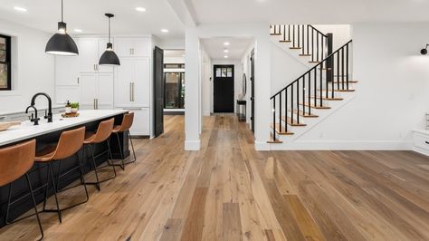 Scratched Wood, Clean Hardwood Floors, Refinishing Hardwood Floors, Light Wood Floors, Flooring Trends, Style Rustique, Engineered Hardwood Flooring, Timber Flooring, Flooring Options