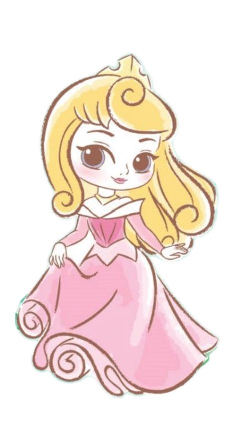 Drawing Of Disney Princess, Aurora Cartoon, Chibi Disney, Disney Princess Babies, Disney Cuties, Disney Princess Drawings, Outfit Primavera, Shark Party