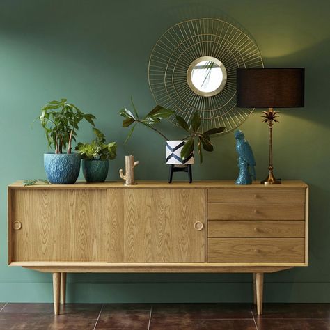 Quilda midcentury modern furniture range at La Redoute - Retro to Go Neo Art Deco, Midcentury Interior, Sun Mirror, Tree Table, Set Of Drawers, Oak Sideboard, Table Lamp Base, Bangor, Vintage Sideboard