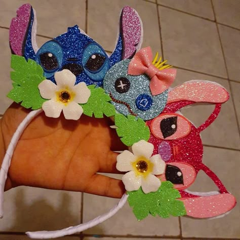 Stitch And Angel Birthday Party Ideas, Cumple De Stitch Ideas, Stitch And Angel Party, Fiesta Lilo Y Stitch, Stitch Party Ideas, Stitch Birthday Party, Stitch Cake, Stitch Party, Diy Disney Ears