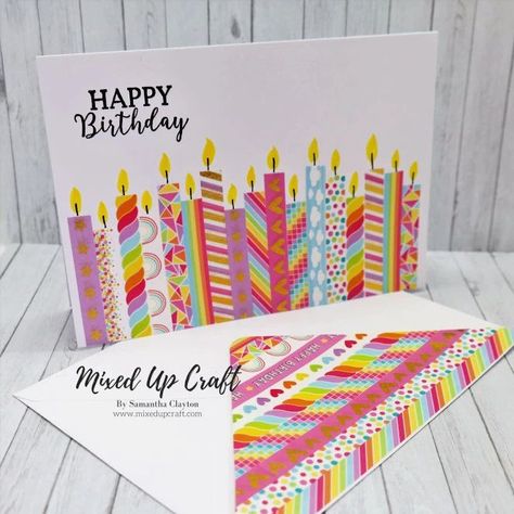 5 Fun & Easy Ways to Use Washi Tape Washi Tape Cards Cardmaking, Washi Tape Designs, Homemade Presents, Washi Tape Uses, Diy Washi Tape, Washi Tape Projects, Up Craft, Tape Projects, Washi Tape Cards