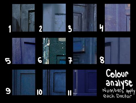 Analysis of Tardis blue paint Tardis Blue, Captain Jack Harkness, Red Brick House, Red Bricks, Brick House, Blue Paint, Doctor Who, Front Door, Geek Stuff