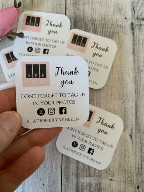 Handmade Business Card, Thank You Card Online Shop, Small Business Boxes, Packaging Small Business Ideas, Small Business Thank You Cards Design, Creative Thank You Cards Business, Mini Business Ideas Products, Creative Thank You Cards, Small Business Packaging Ideas Boxes