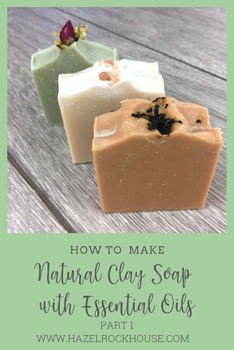 Soap Making Tools, Clay Soap Recipe, French Green Clay Soap, Cold Pressed Soap, Diy Soap Bars, Lye Soap, Cold Process Soap Recipes, Handmade Soap Recipes, Soap Making Recipes