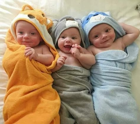 Triplets Babies Newborns, Triplets Photography, Tb Joshua, Three Babies, Triplet Babies, Baby Tumblr, Future Mommy, Dream Baby