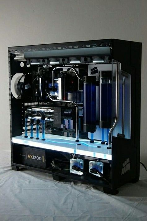 Pc Tower, Gaming Pc Build, Computer Build, Custom Computer, Pc Gaming Setup, Custom Pc, Gaming Pcs, Cool Cases, Computer Setup