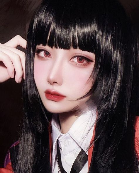 chi7 on Instagram: "🐍 #yumekojabami #kakegurui" Yumeko Jabami Makeup, Anime Hairstyles Female Real Life, Kakegurui Yumeko, Kakegurui Cosplay, Anime Kakegurui, Anime Cosplay Ideas, Scorpio Zodiac Facts, Cosplay Boy, Yumeko Jabami