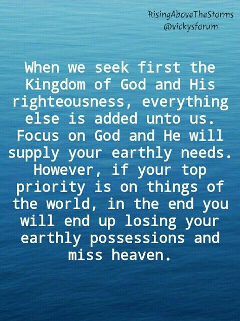 You Cannot Serve Two Masters, Evangelism Quotes, Seek First The Kingdom, Honor God, Prayer Closet, Surrender To God, God's Blessings, Biblical Encouragement, Inspirational Words Of Wisdom