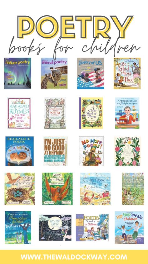 Read Aloud Books For Kindergarten, Homeschooling Books, Poetry Teatime, Poetry Books For Kids, Morning Baskets, Teaching Books, 3rd Grade Books, Best Poetry Books, Poetry Tea Time