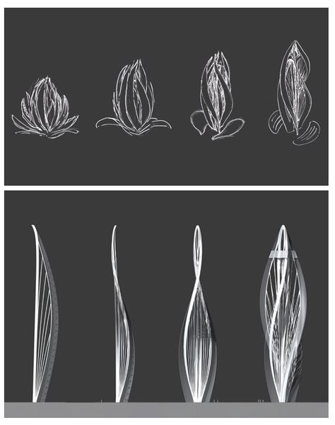 Biomimicry Architecture, متحف فني, Bionic Design, Concept Models Architecture, Conceptual Architecture, Genius Loci, Desain Lanskap, Parametric Architecture, Architecture Design Sketch