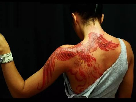 Phoenix Tattoo Men, Tattoo Side, Fierce Tattoo, Phoenix Bird Tattoos, Phönix Tattoo, Phoenix Tattoos, Vogel Tattoo, Phoenix Tattoo Design, Sacred Geometry Tattoo