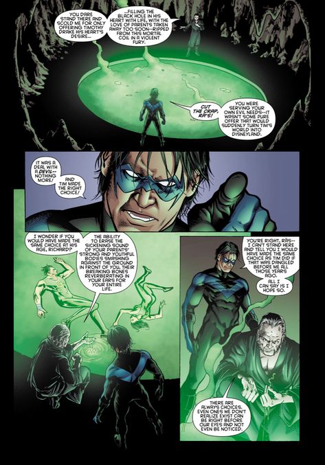 After effects with Ras and Tim and the Lazarus pit Lazarus Pit, Night Wing, Love Parents, Nerd Stuff, Nightwing, Dc Universe, After Effects, Dc Comics, Disneyland