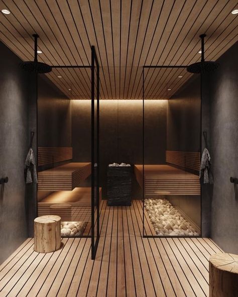 Modern Saunas, Home Spa Room, Wellness Room, Sauna House, Indoor Sauna, Gym Room At Home, Spa Rooms, Sauna Design, Spa Interior