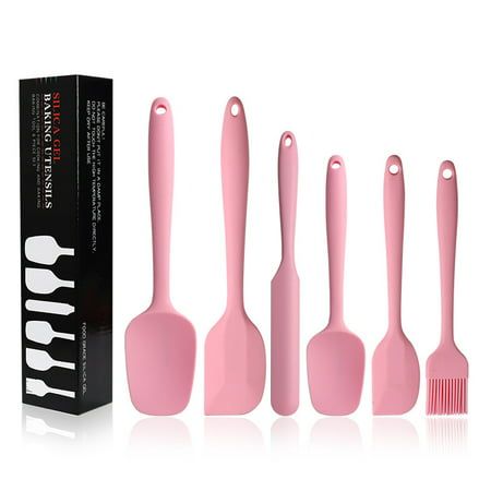 Pink Kitchen Utensils, Silicone Kitchenware, Pink Kitchen Decor, Kitchenware Set, Cake Cream, Baking Kitchen, Baking Utensils, Utensils Set, Oil Brush