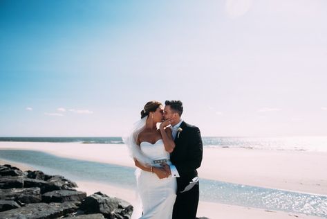 Lake Wedding Inspiration, Jersey Shore Wedding, Cape May New Jersey, Oceanfront Wedding, Air Tent, Wedding Beach Ceremony, Waterfront Wedding, New Jersey Wedding, May Weddings