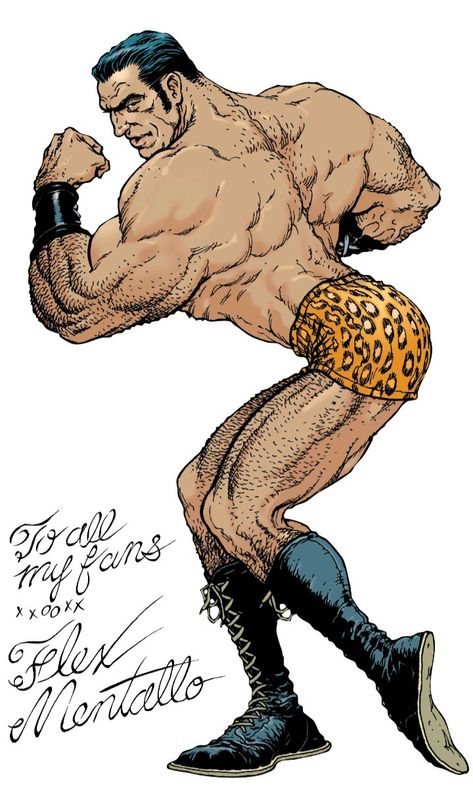 Flex Mentallo, Doom Patrol, Humanoid Sketch, Comics, Art